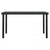 5 Piece Outdoor Dining Set with Cushions Grey and Black
