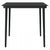 5 Piece Outdoor Dining Set with Cushions Grey and Black