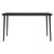 5 Piece Outdoor Dining Set with Cushions Grey and Black