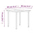 5 Piece Garden Dining Set with Cushions Black