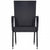 7 Piece Outdoor Dining Set Black