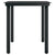 7 Piece Outdoor Dining Set Brown and Black