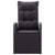 7 Piece Garden Dining Set with Cushions Black