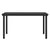7 Piece Garden Dining Set with Cushions Black