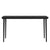 7 Piece Garden Dining Set with Cushions Black