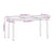 7 Piece Garden Dining Set with Cushions Brown