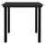 5 Piece Garden Dining Set Dark Grey