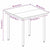 5 Piece Garden Dining Set Poly Rattan and Glass