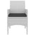 5 Piece Garden Dining Set Poly Rattan and Glass