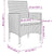 5 Piece Garden Dining Set Poly Rattan and Glass