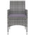7 Piece Garden Dining Set with Cushions Poly Rattan and Glass
