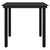 3 Piece Garden Dining Set with Cushions Poly Rattan and Glass