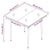5 Piece Garden Dining Set with Cushions Poly Rattan and Glass