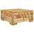 6 Piece Garden Lounge Set with Cushions Solid Wood Teak