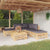 6 Piece Garden Lounge Set with Cushions Solid Wood Teak