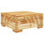 6 Piece Garden Lounge Set with Cushions Solid Teak Wood