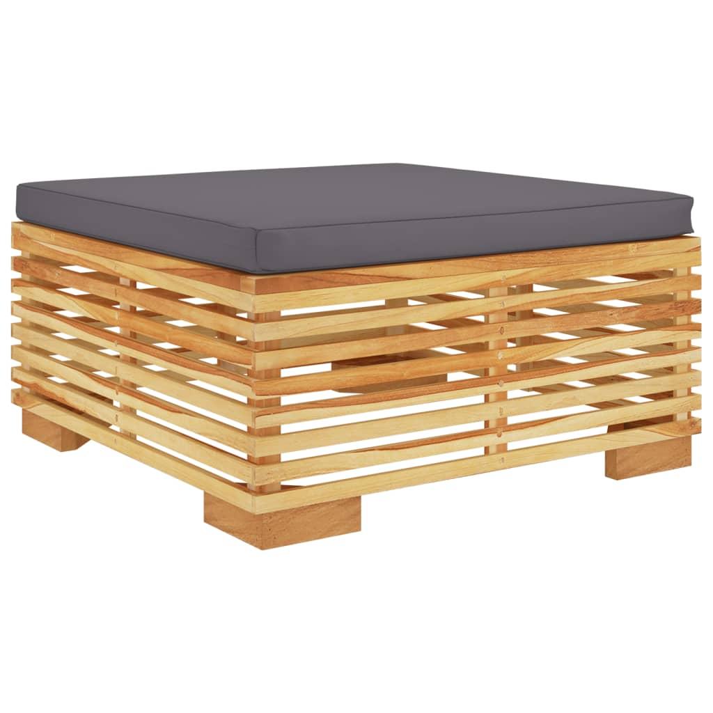 6 Piece Garden Lounge Set with Cushions Solid Teak Wood