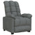 Recliner Chair Dark Grey Fabric