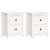 Bedside Cabinets 2 pcs White 50x35x61.5 cm Solid Wood Pine