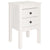 Bedside Cabinet White 40x35x61.5 cm Solid Wood Pine