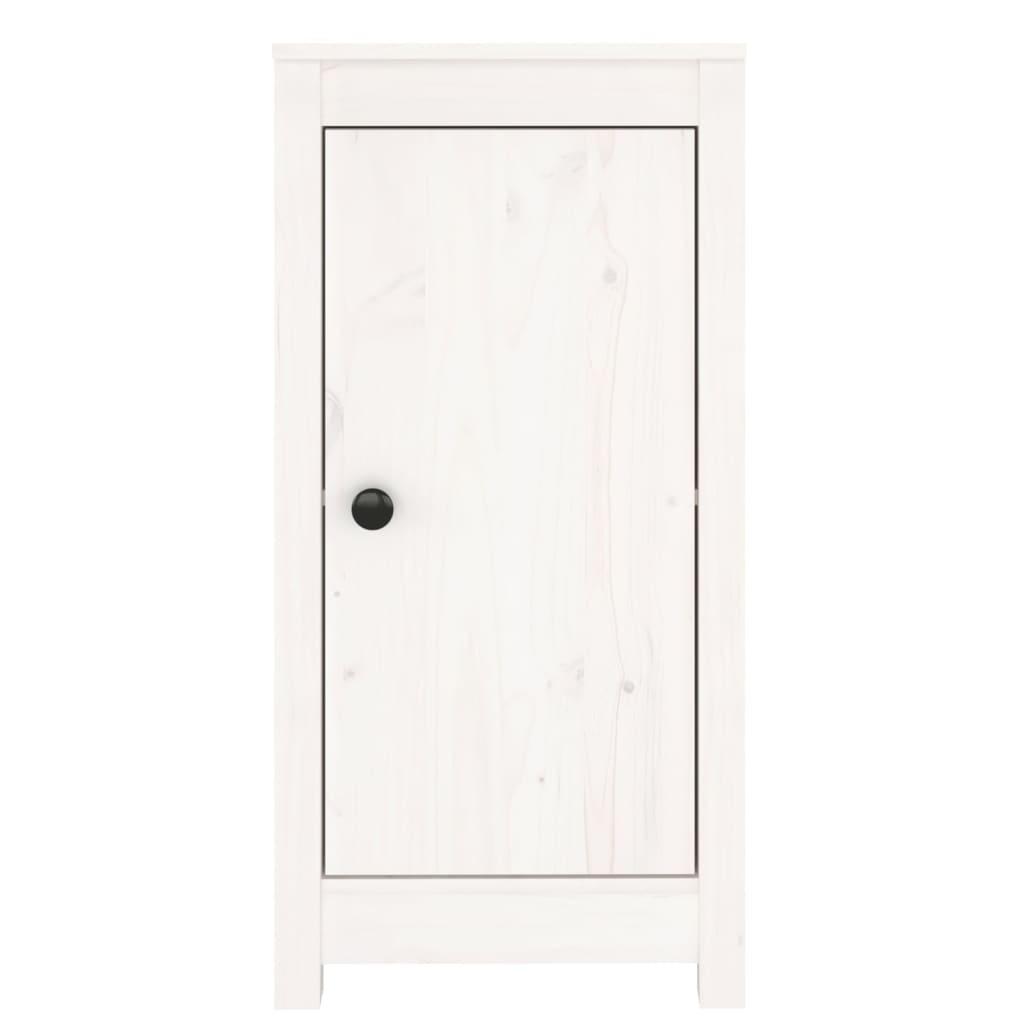Sideboards 2 pcs White 39x35x80 cm Solid Wood Pine