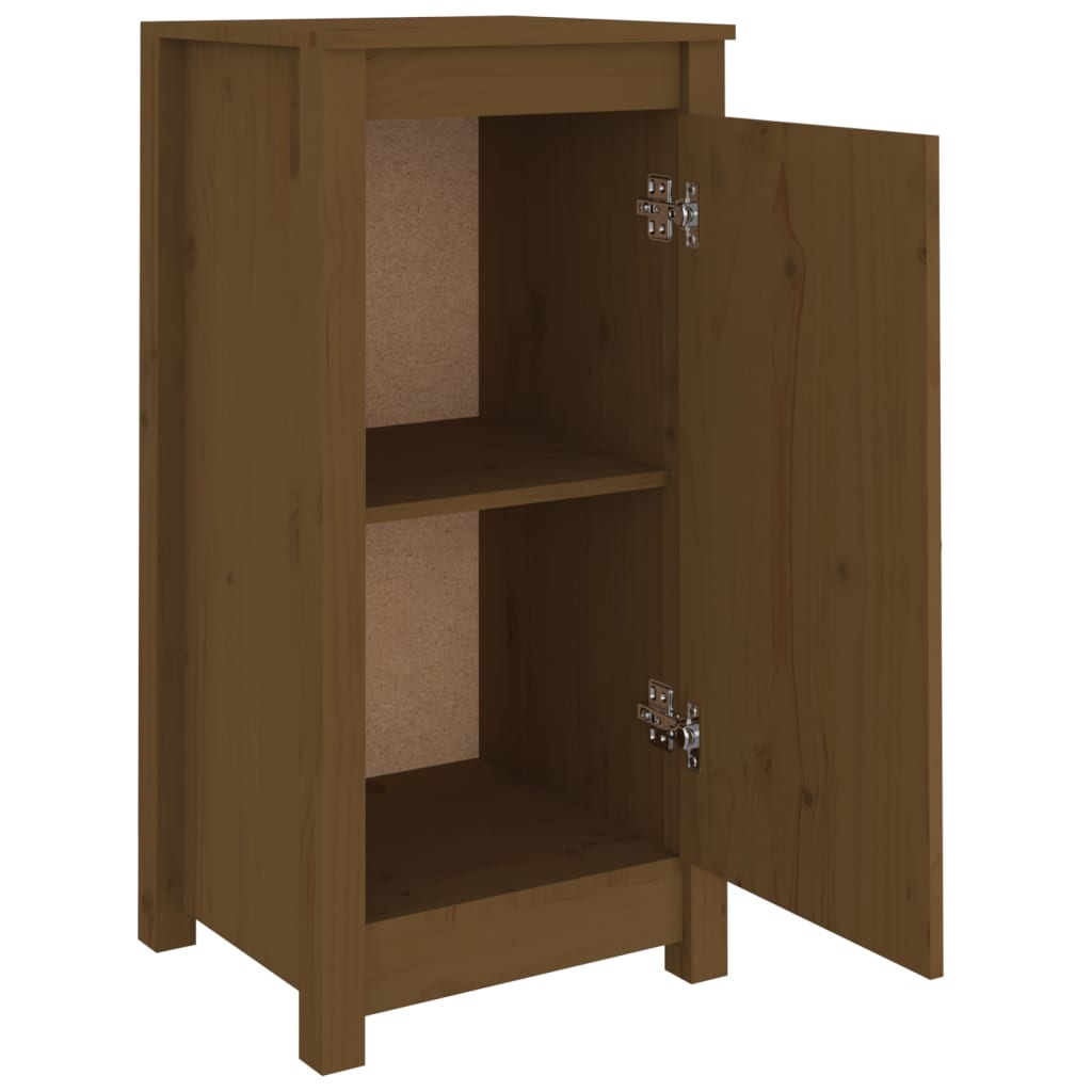 Sideboard Honey Brown 39x35x80 cm Solid Wood Pine