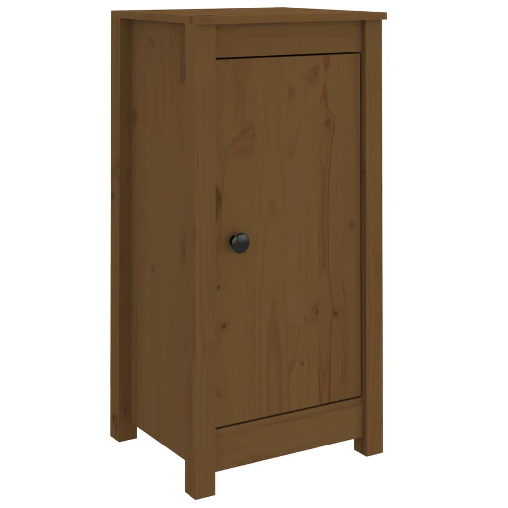 Sideboards 2 pcs Honey Brown 39x35x80 cm Solid Wood Pine