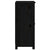 Sideboards 2 pcs Black 40x35x80 cm Solid Wood Pine
