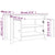 Shoe Cabinet 70x38x45.5 cm Solid Wood Pine