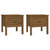 Side Tables 2 pcs Honey Brown 50x50x49 cm Solid Wood Pine
