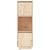 Highboard 38x35x117 cm Solid Wood Pine