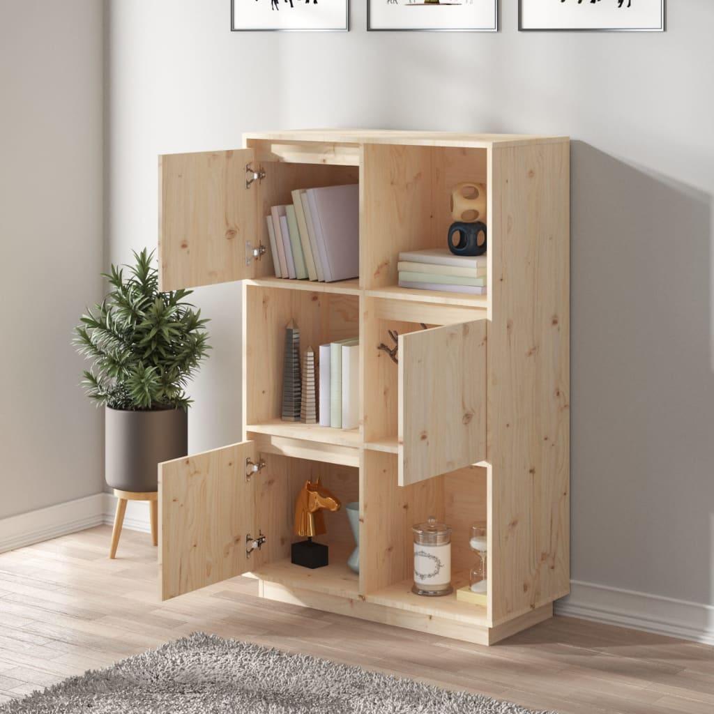 Highboard 74x35x117 cm Solid Wood Pine
