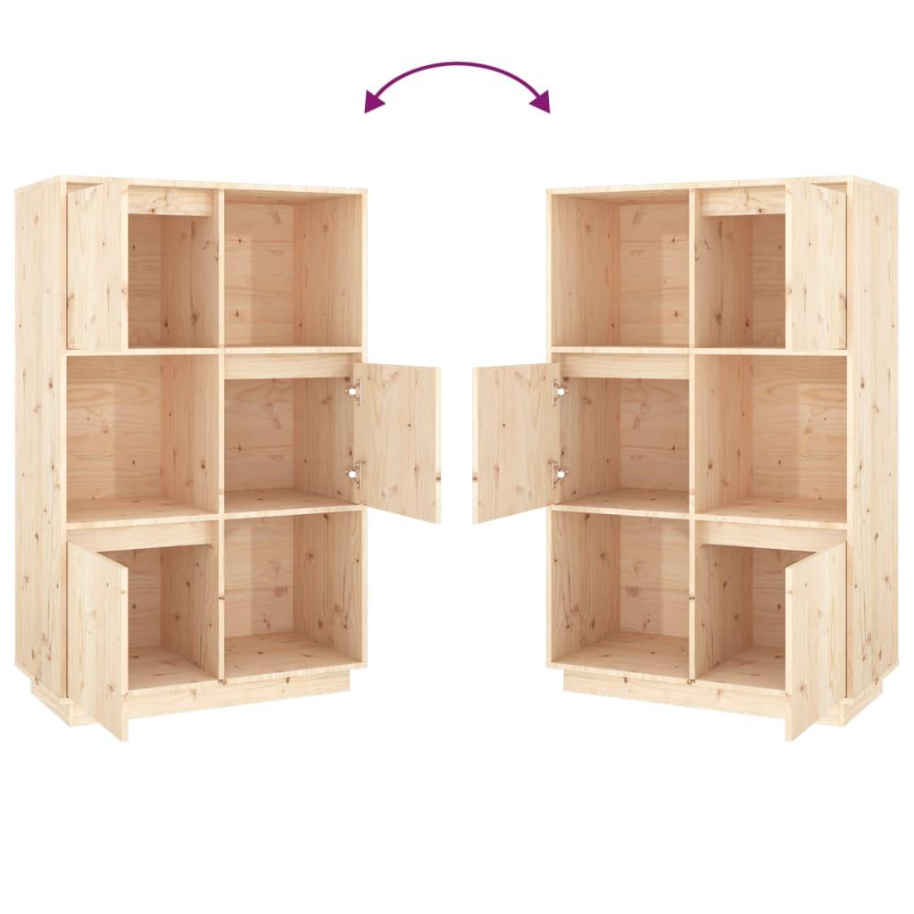 Highboard 74x35x117 cm Solid Wood Pine