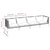 4 Piece Garden Lounge Set with Cushions Poly Rattan Dark Grey