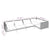5 Piece Garden Lounge Set with Cushions Poly Rattan Dark Grey