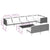9 Piece Garden Lounge Set with Cushions Poly Rattan Dark Grey