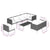 9 Piece Garden Lounge Set with Cushions Poly Rattan Dark Grey