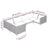 6 Piece Garden Lounge Set with Cushions Poly Rattan Dark Grey