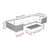 8 Piece Garden Lounge Set with Cushions Poly Rattan Dark Grey