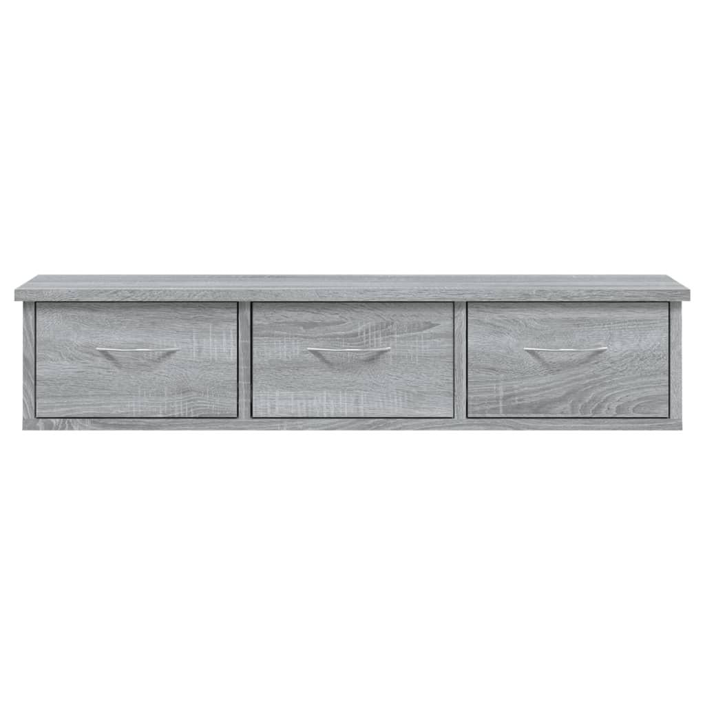 Wall Cabinet Grey Sonoma 88x26x18.5 cm Engineered Wood