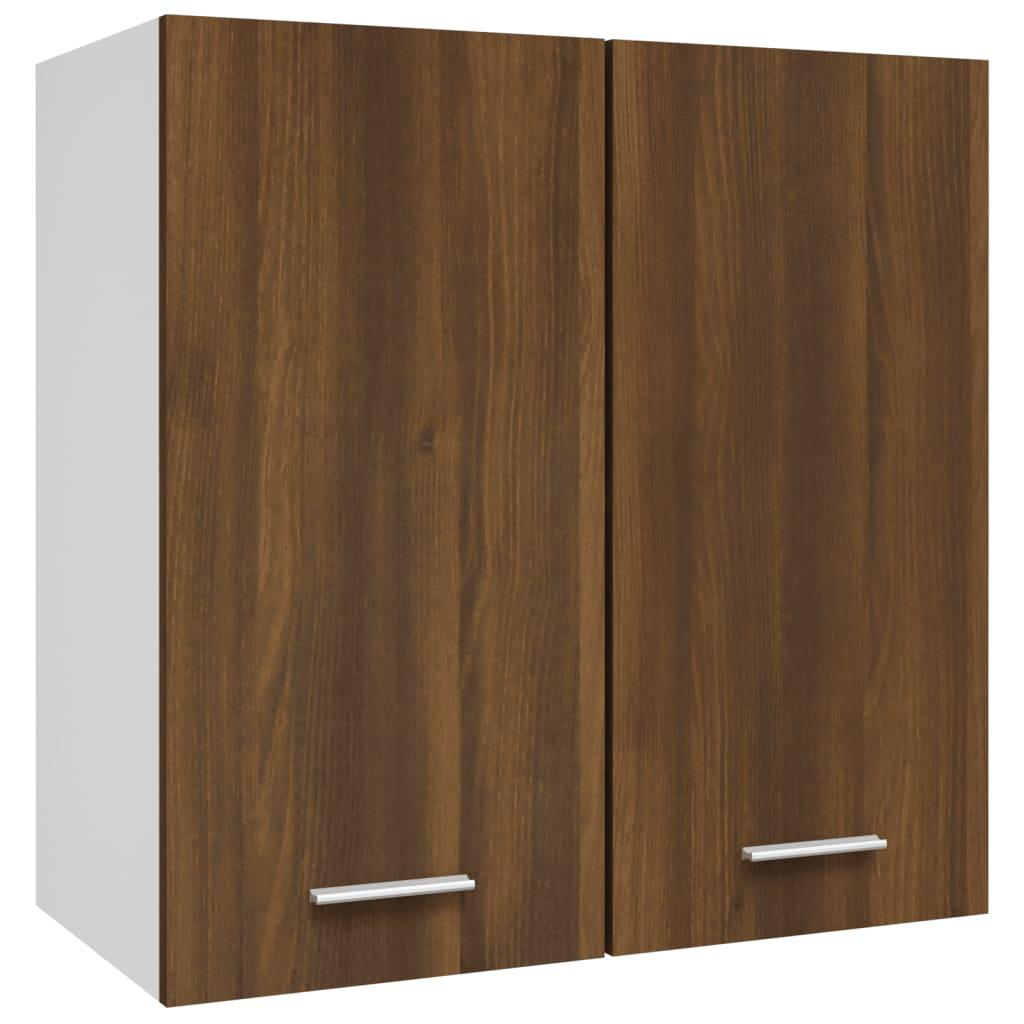 Hanging Cabinet Brown Oak 60x31x60 cm Engineered Wood