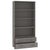 Highboard Solid Wood Pine Light Grey