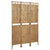 3-Panel Room Divider Bamboo 120x180 cm