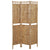 3-Panel Room Divider Bamboo 120x180 cm