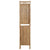 3-Panel Room Divider Bamboo 120x180 cm