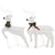 Reindeer & Sleigh Christmas Decoration 100 LEDs Outdoor White