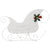 Reindeer & Sleigh Christmas Decoration 140 LEDs Outdoor White