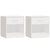 Bedside Cabinets 2 pcs with Drawer High Gloss White