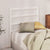 Bed Headboard White 96 cm Solid Wood Pine
