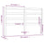 Bed Headboard White 141x4x100 cm Solid Wood Pine